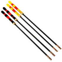 New product: beef tendon spliced ​​high-quality carbon shaker rod straight hole threading rod head single-head diabolo rod with a twistable support at the rear end