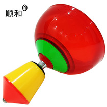 Fall-resistant soft rubber 5-axis diabolo Shunhe 128 single-head five-axis diabolo bowl silent and soundless fitness practice exercise