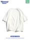 Wassup dozen pure cotton short-sleeved t-shirt men's trendy brand loose tops ins simple and versatile half-sleeved T-shirt