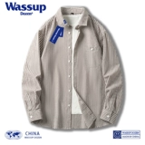 WASSUP DOZEN Осенняя рубашка для отдыха, японская куртка, свободный крой