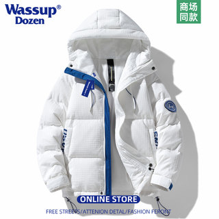 Wassup Dozen down Jacket Men's Winter Coat 2025 New Thickened Warm Trendy Male Student Winter Clothing
