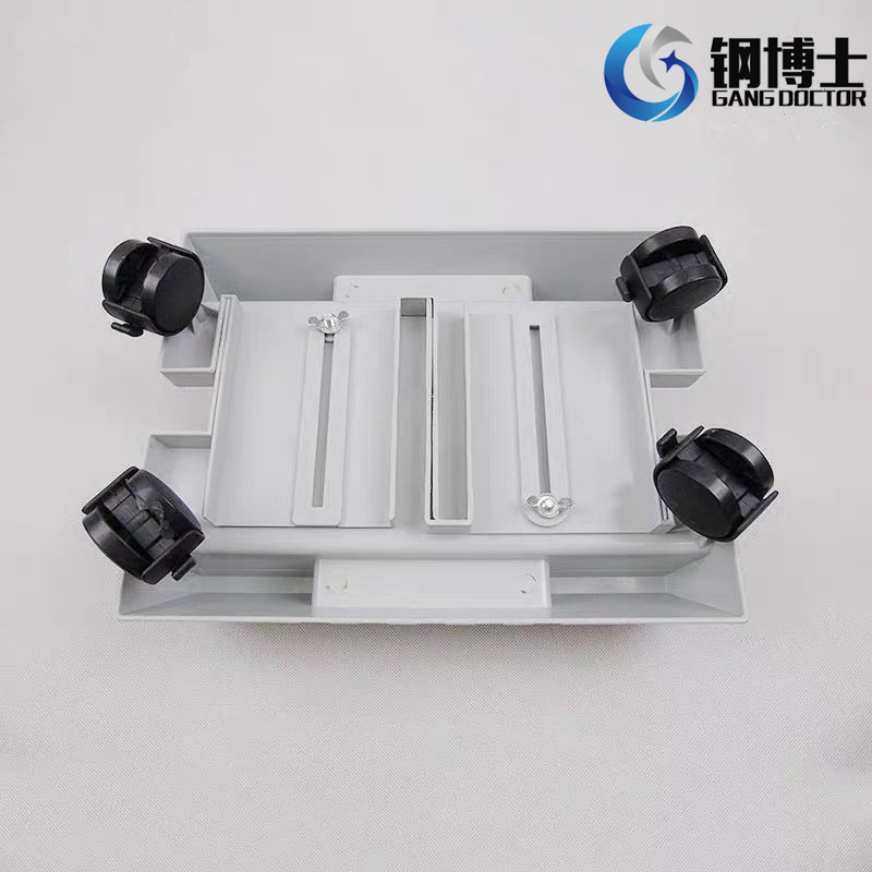 Simple computer mainframe tray desktop mobile main rack chassis bracket with brake mainframe removable tray