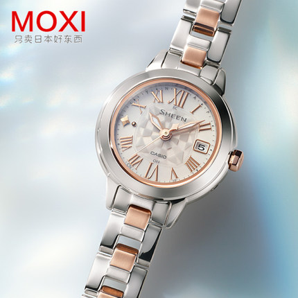 卡西欧(CASIO)手表 SHEEN 太阳光能 电波女表
