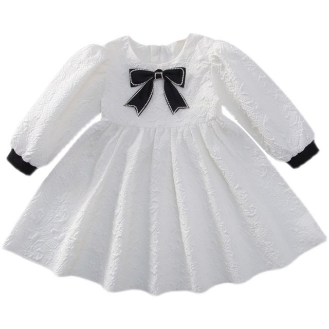 Girls' Super Western Princess Dress 2022 Spring and Autumn New Korean Version Baby French Dress Children's Western Skirt Trend