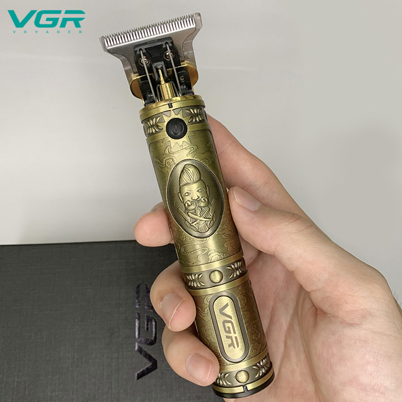 Carving electric clipper oil head clipper push white gradient professional hair salon hairdresser Buddha head clipper notch bald hair straightener