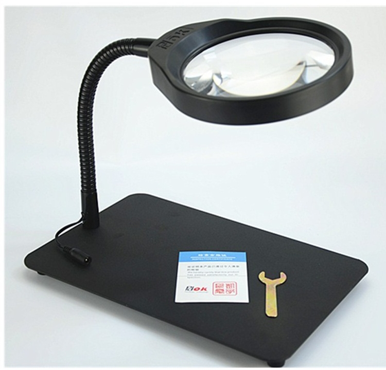 Desktop Magnifier With Led Lights Pdok Engraving Inspection