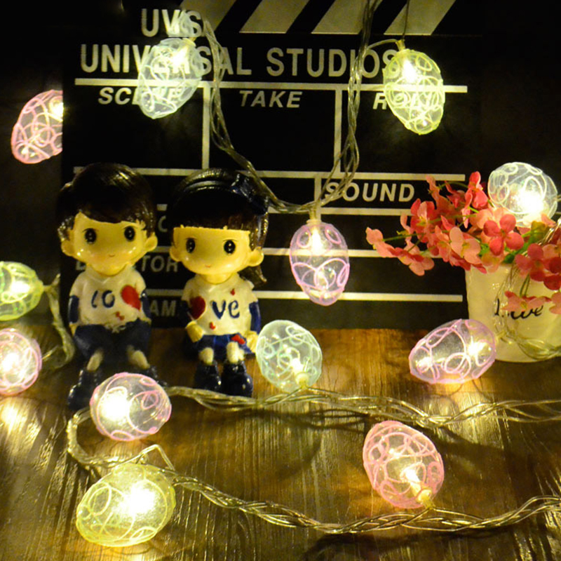 LED lights flashing lights string lights egg star lights DIY outdoor romantic room bedroom decoration layout net red lighting