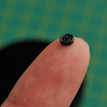 Handmade DIY toy baby clothes Ultra-small mini mini plastic dark buckle snap 4mm black and white transparent white