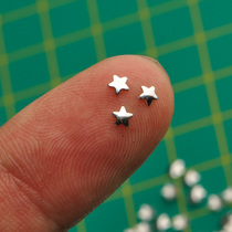 DIY ob11 baby clothes imported hot piece adhesive hot nail decorative buckle Mini ultra-small star five-pointed star 3mm