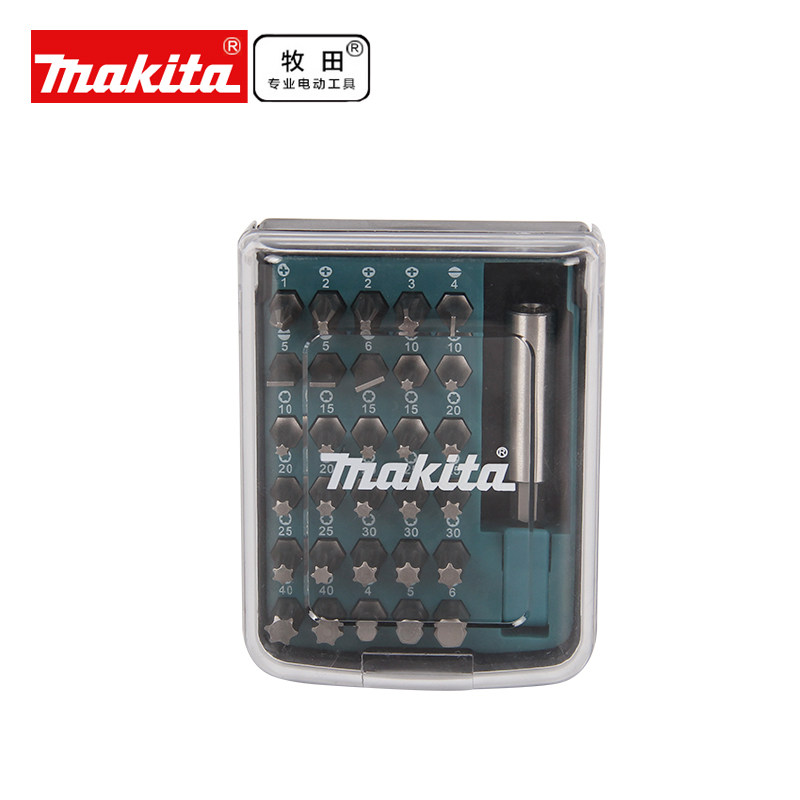 Сверло 日本makita牧田电动螺丝刀批头套装内六角批头手电钻用十字电批头