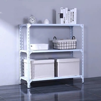 Angle Steel Small Shelving Secondhand Clear Cabin Shelving Multilayer 2 Floors Home Floor Free Combined Show Shelf