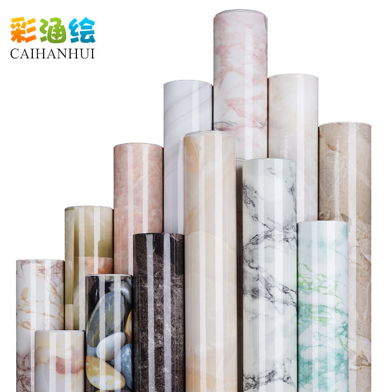 The Thick Marble Tattoo?Car table face renovated stickers Self-adhesive paper Self-adhesive wallpaper Boeing Soft pieces furniture stickers