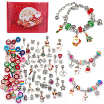 Christmas New Children Diy Ornaments Bracelet Creativity Fun Crystal Red Elk Girl Send Gift Suit
