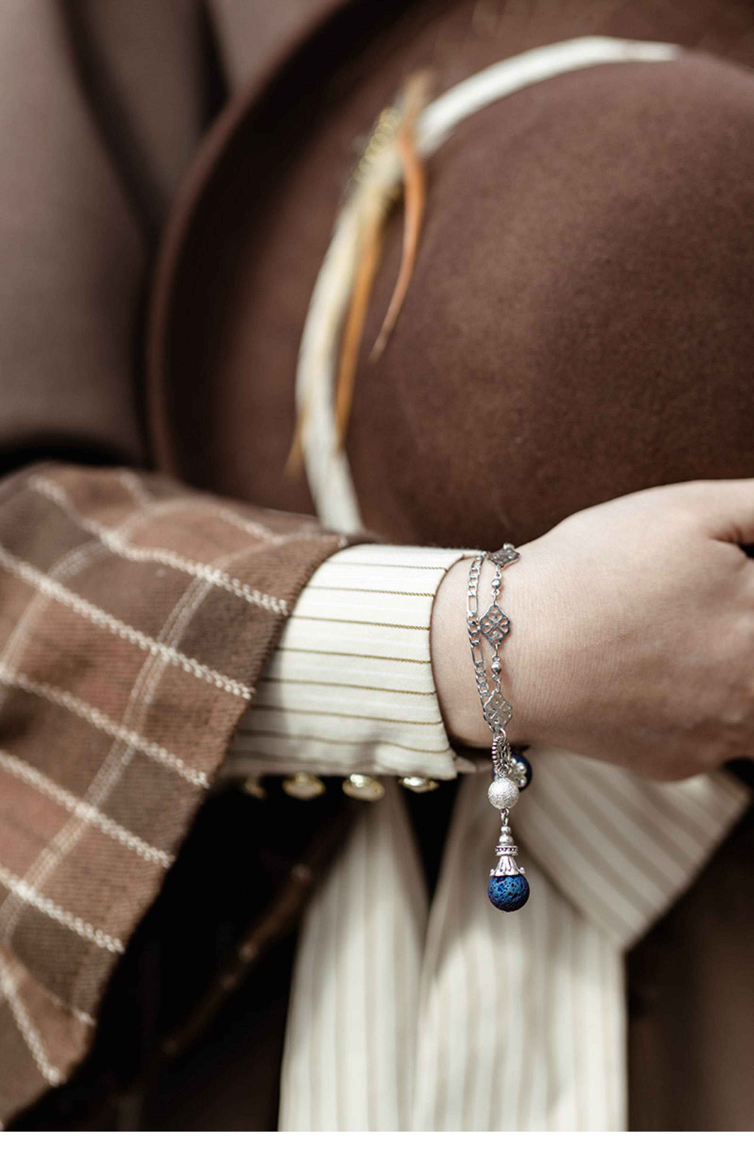 Lord of the Mysteries x Steamland Fors Spirit World Stone bracelet detail image 18