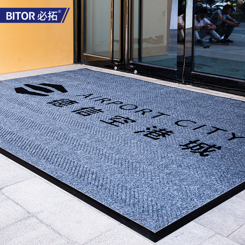 Corporate Doorway Carpet Entrance Door Hall Foot Mat Hotel Entrance Door Mat Commercial Welcome Mat customised Inprint