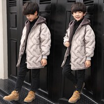  Boys  cotton clothes thickened jacket winter clothes 9 ten middle-aged children 12-15 years old foreign style 13 boys down cotton coat coat children