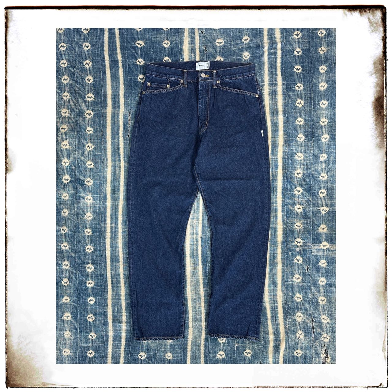 現貨WTAPS 22AW BLUES BAGGY/TROUSERS/COTTON.DENIM 寬鬆牛仔褲-淘寶 