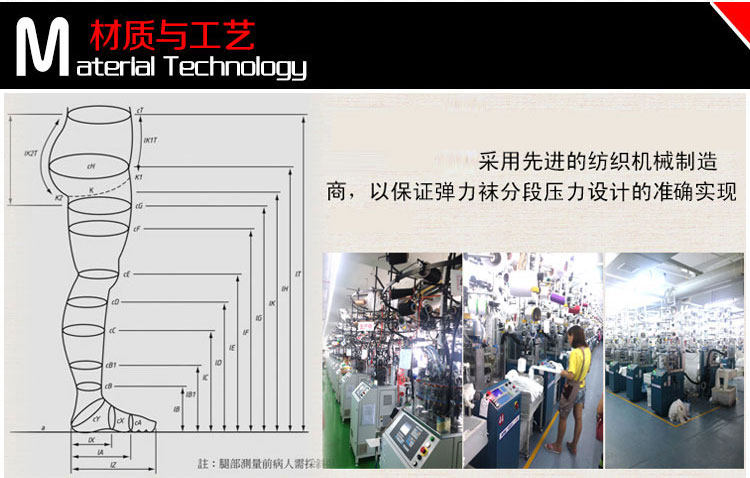 Chaussettes - collants manchon médical de veau - Ref 753919 Image 66