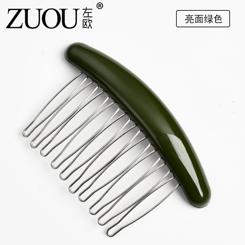 images 12:On the side of the hairpin, Liu Hai has broken hair and combed hair combing and combing hair card