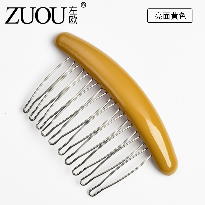 images 15:On the side of the hairpin, Liu Hai has broken hair and combed hair combing and combing hair card