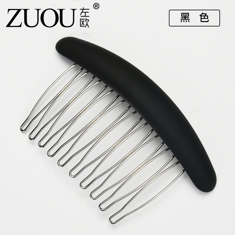 images 1:On the side of the hairpin, Liu Hai has broken hair and combed hair combing and combing hair card