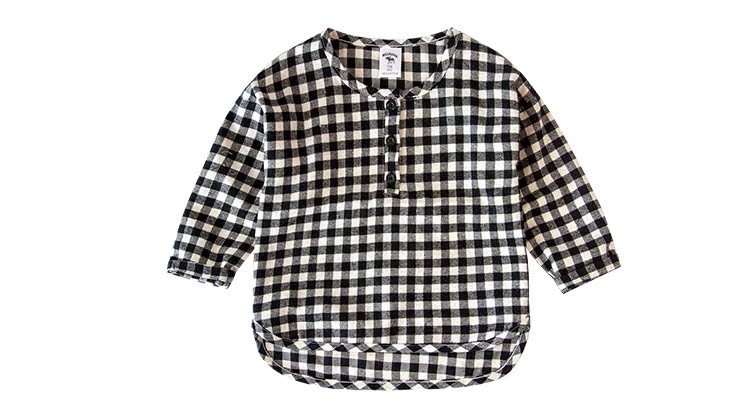 Chemise fille à manche longue en coton - Ref 2085113 Image 30