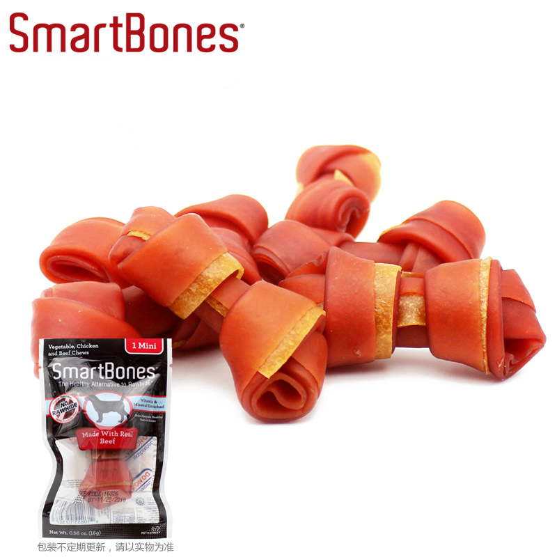 SmartBones Clean Răng Dog Molar Gậy Răng khỏe mạnh Chó ăn vặt Chó nhỏ Chó nhai Mini 16 Ngoài hôi miệng royal canin cho chó