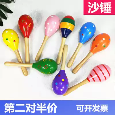 Baby sand hammer baby early education Music Percussion instrument sand ball children rattle grip Chase Chase training toy