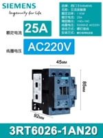 Контактор 3RT6026-1AN20 25A AC220V 1NO+1NC