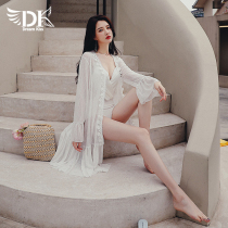 DK2021 new swimsuit women Summer sexy fashion fairy air body cover belly slim blouse hot spring backless swimsuit