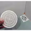 Japanese-style bathtub floor drain Sink drain slag barrier hair hair Kitchen sink filter can be cut
