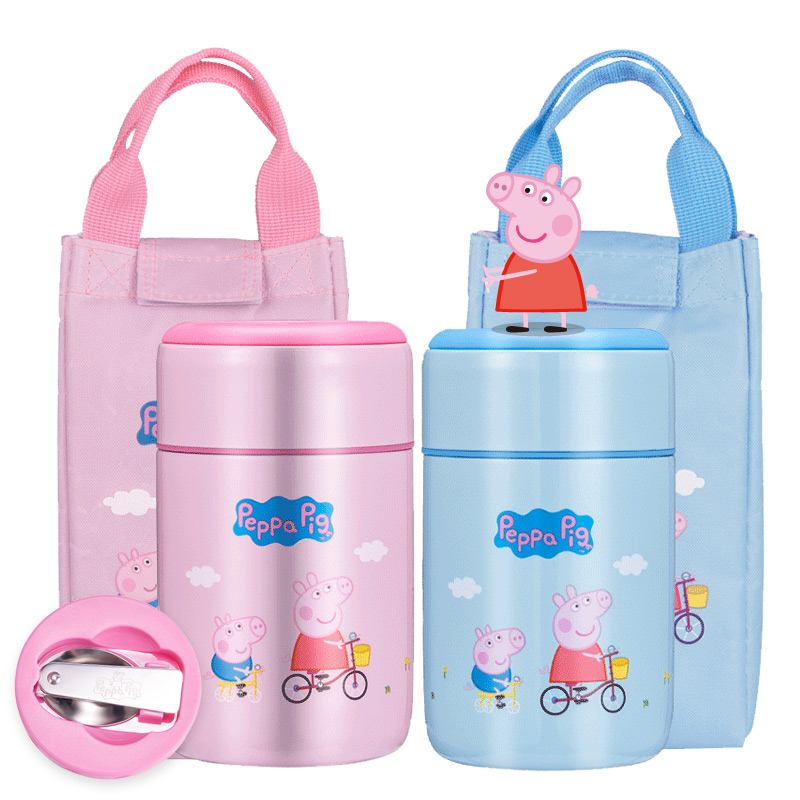 Piggy Page Braised Beaker 316 Stainless Steel Heat Preservation Bento Box Soup Cup Children's Congee Barrel Baby Food Pot Heat Preservation Barrel