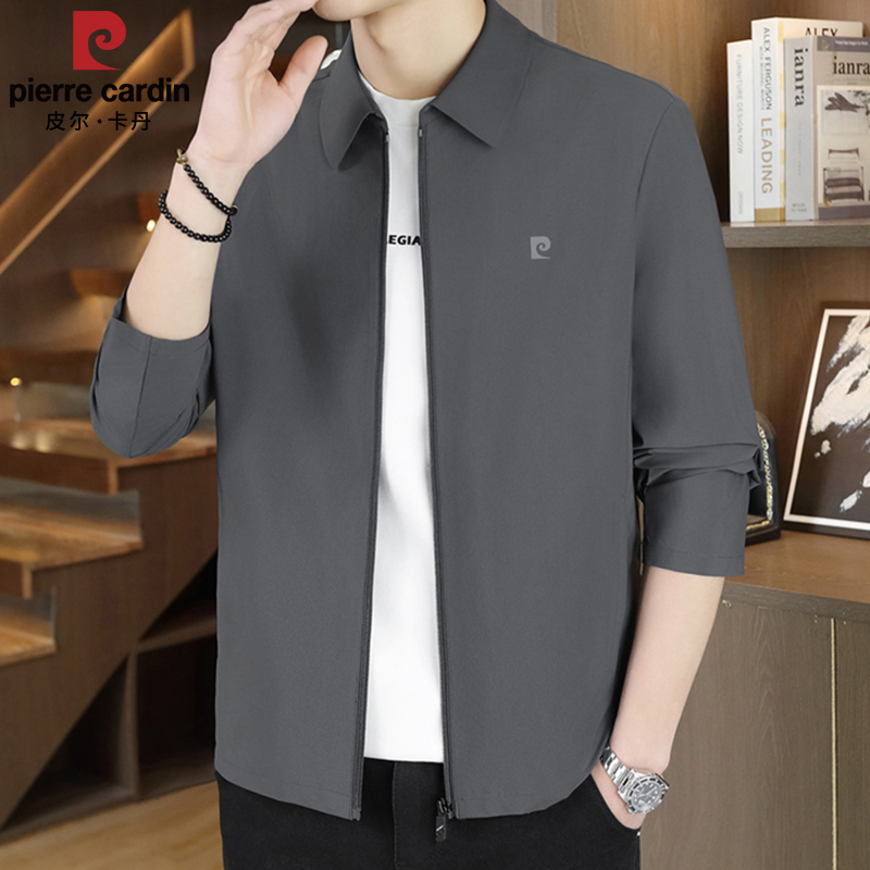 Pierre Cardin Thin Summer Sun Protection Clothing Men's Jacket 2026 New Single-Layer Business Casual Executive Jacket