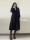 Black Trench Coat for Women, Mid-Length, 2025 New Style, Early Spring and Autumn, British Style, Popular This Year, Thin Coat for Petite Figures