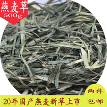 2020 domestic gold oatgrass Hay rabbit grain chinchub pig pasture feed new grass 500g two pieces