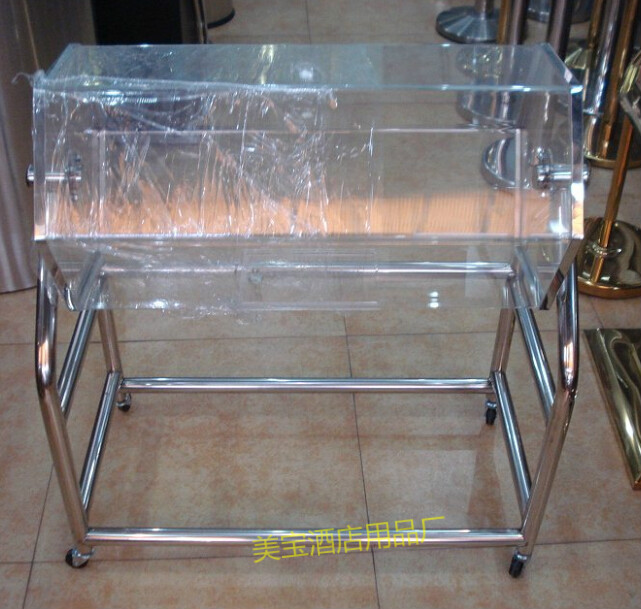 Drawing Box Shake Award Box Organic Glass Transparent Drum Rolling Type Acrylic Stainless Steel Manual Annual Meeting Event X