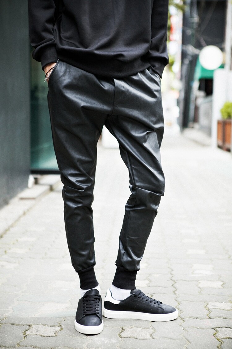 Pantalon cuir homme en vrac pour jeunesse - Ref 1494757 Image 3