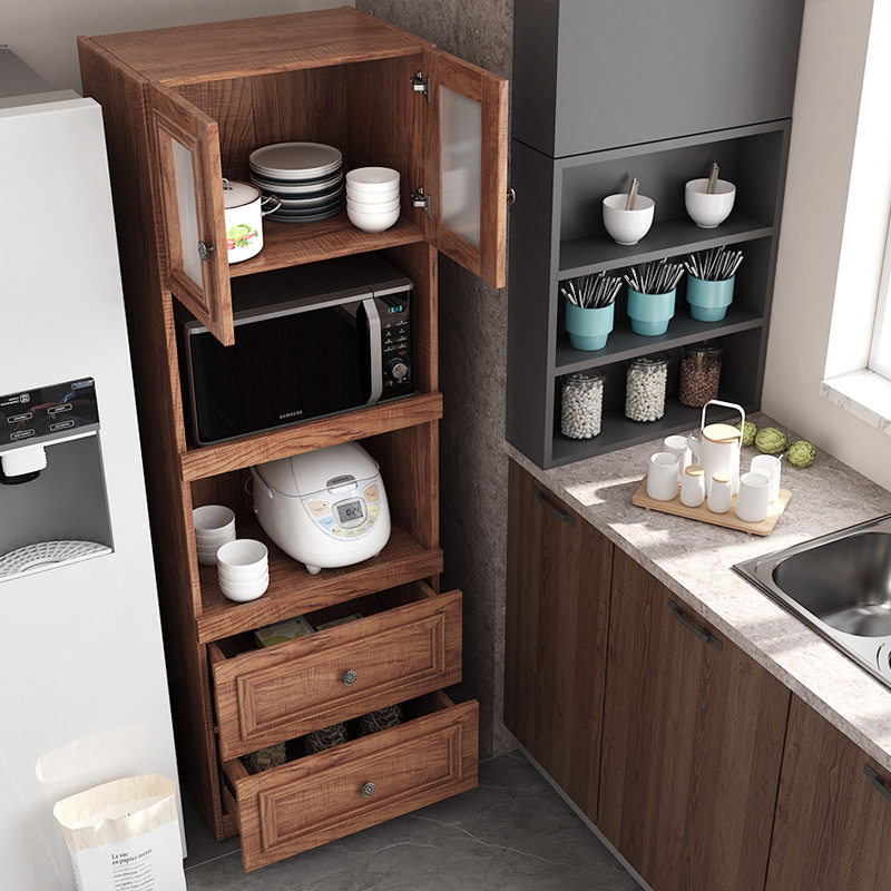 Kitchen High Cabinet Stand Cupboard Chest microwave oven Oven Oven Cabinet Kitchen Side Cabinet Kitchenware Containing Cabinet cabinet