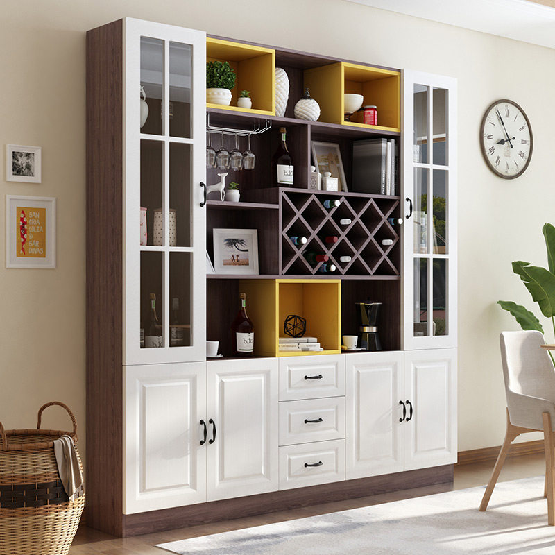 Minimalist modern living room wine cabinet dining cabinet Dining Cabinet European-style dining room cabinet Multi-functional containing cabinet display cabinet