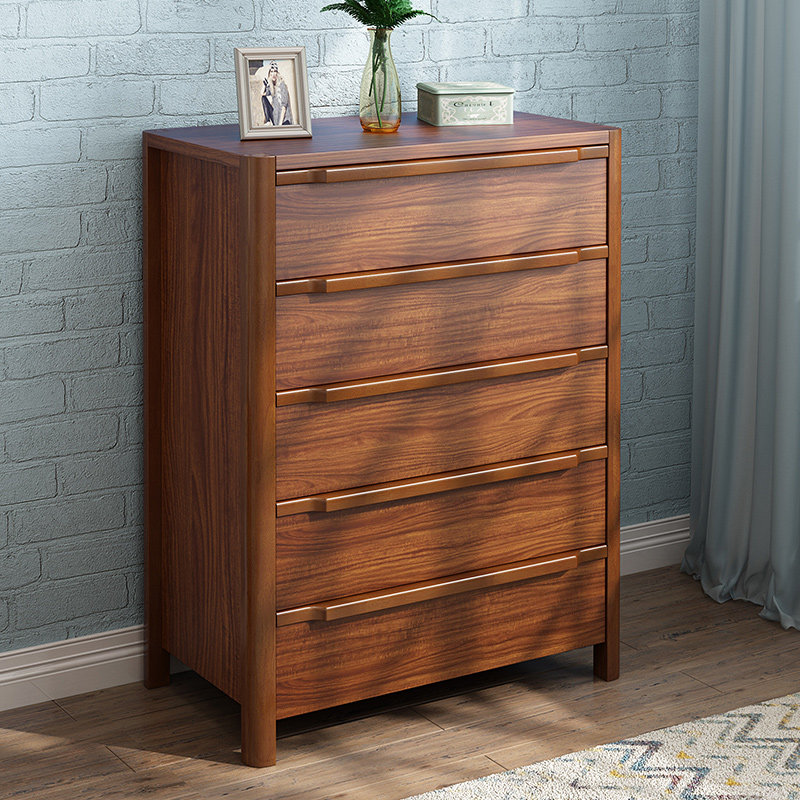 Solid Wood Color Furnishings Minimalist Modern Five Bucket Closet Bedroom Lockers Drawer Cabinet Large Capacity Five Bucket Cabinet Cupboards-Taobao