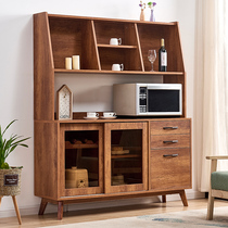 Nordic multi-function dining side cabinet Restaurant Modern simple Japanese-style small apartment Living room locker Bowl wine cabinet Tea cabinet