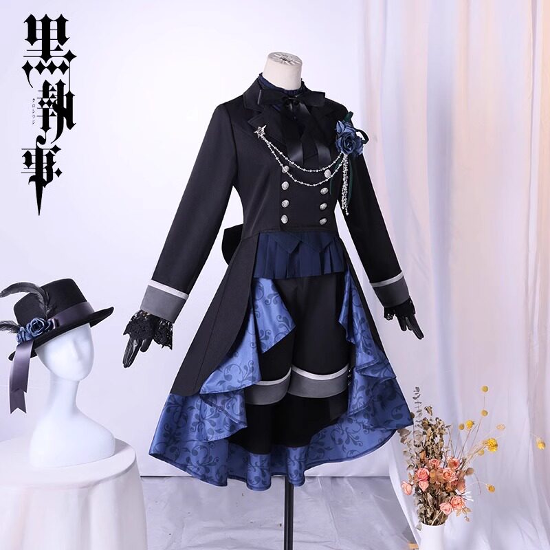 long dark blue dress with sleeves Navy Blue Puffy Sleeves Tulle with Beadings Long Party Dress, Blue Lon   Cutedressy