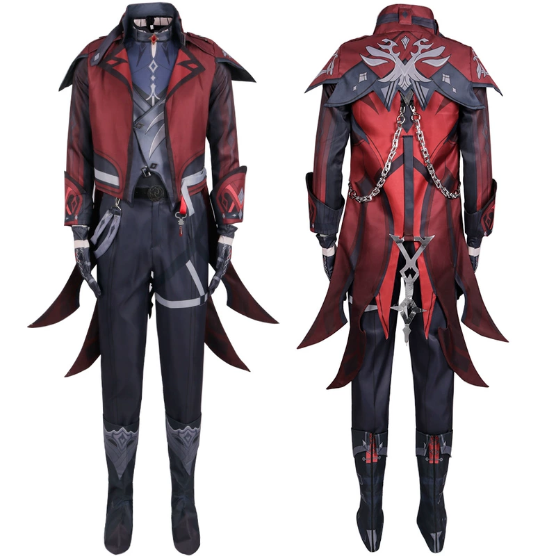 Diluc cos phù hợp với bộ hoàn chỉnh Genshin Impact trò chơi anime cosplay nam cos phù hợp với bao gồm cả tóc giả bốt yae cosplay genshin