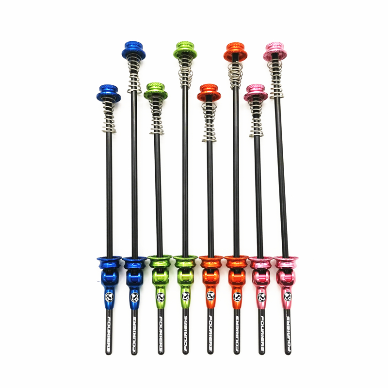 Fouriers Rich Legal Industry Light Weight Road Climbing Bike Titanium Alloy Quick Dismantling Carbon Fiber Quick Dismantling Pole 43 gr