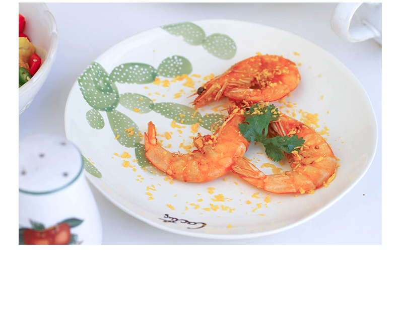 Export tail single tangshan ipads porcelain tableware bowl dish plate dinner plate ceramic plate sheet is tasted suit