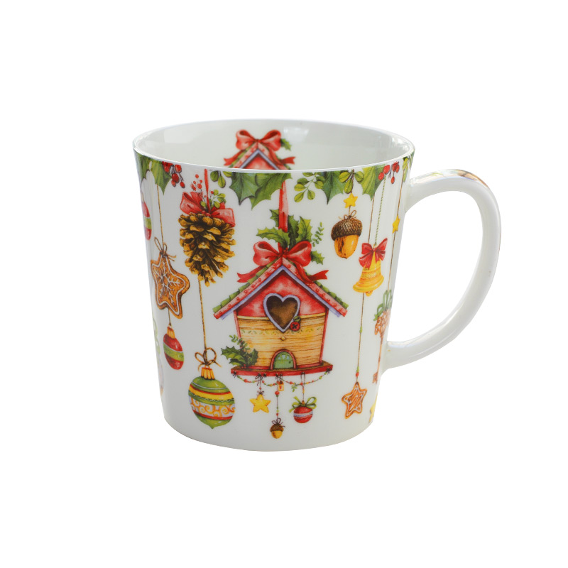 North house ceramics ceramic keller cup express Christmas creative glass coffee cup home breakfast cup couples