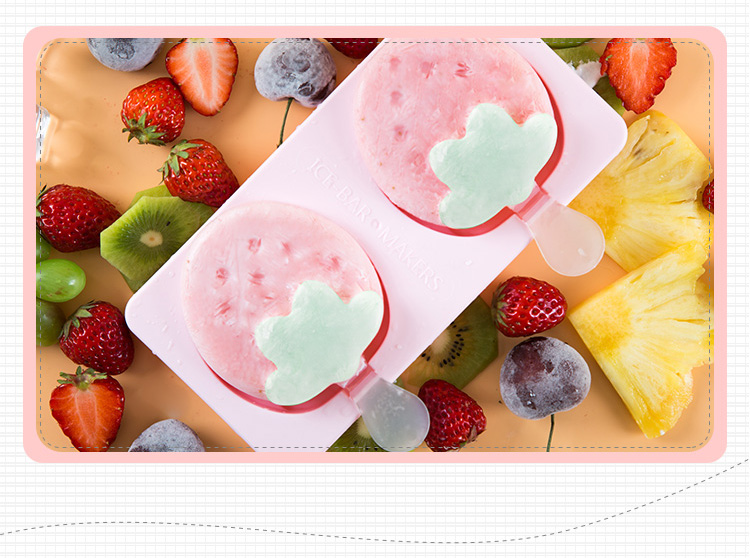 North house ceramics creative lovely Popsicle ice cream mould household ice box cartoon water ice box food - grade ice boxes