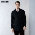 Áo khoác len nam mùa đông dài cho nam áo khoác nam kaki Áo len