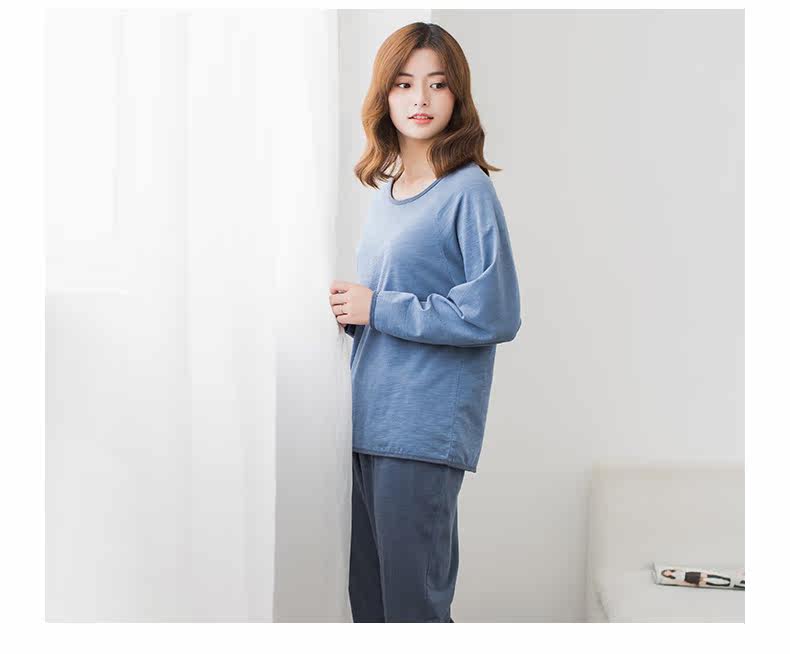 Pyjama mixte en Coton à manchon moyen - Ref 3005017 Image 16