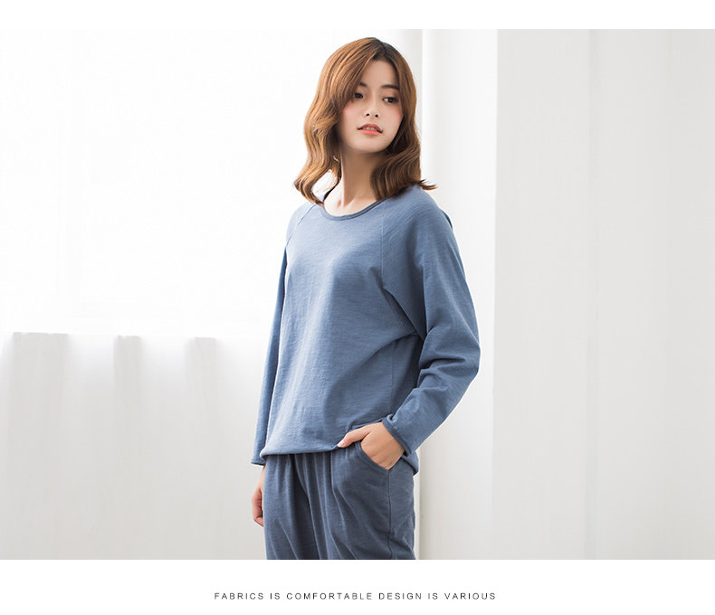 Pyjama mixte en Coton à manchon moyen - Ref 3005017 Image 14